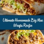 Homemade Big Mac Wraps Recipe