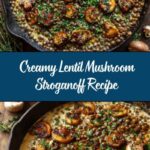 Lentil Mushroom Stroganoff: A Hearty Vegetarian Delight Recipe