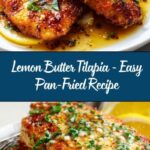 Pan-Fried Tilapia with Lemon Butter Sauce Recipe