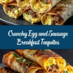 Egg and Sausage Breakfast Taquitos Recipe