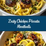 Chicken Piccata Meatballs Recipe