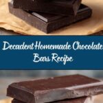 Homemade Chocolate Bars Recipe