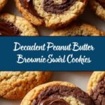 Peanut Butter Brownie Swirl Cookies Recipe