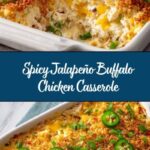Jalapeño Buffalo Chicken Casserole Recipe