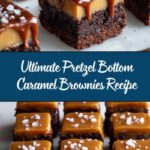 Pretzel Bottom Caramel Brownies Recipe