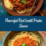 Red Lentil Pasta Sauce Recipe