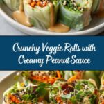 Hearty Veggie Rolls with Peanut Sauce Recipe
