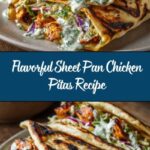 Sheet Pan Chicken Pitas with Herby Ranch Slaw Recipe