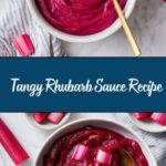 Rhubarb Sauce Recipe