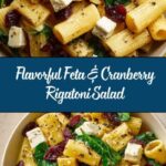 Feta & Cranberry Rigatoni Salad with Lemon Vinaigrette Recipe