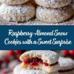 Raspberry-Filled Almond Snow Cookies Recipe