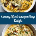 Creamy Alfredo Lasagna Soup Recipe