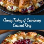 Savory Turkey and Cranberry Crescent Ring Recipe