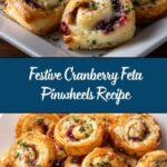 Cranberry Feta Pinwheels Recipe