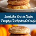 Brown Butter Pumpkin Snickerdoodle Cookies Recipe