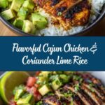 Cajun Chicken with Coriander and Lime Rice Recipe