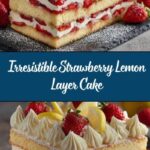 Strawberry Lemon Layer Cake Recipe
