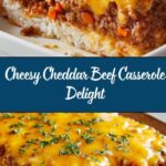 Cheddar-Crusted Ground Beef and Rice Casserole Recipe