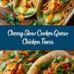 Slow Cooker Queso Chicken Tacos Recipe
