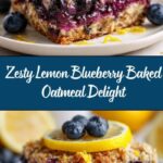 Lemon Blueberry Baked Oatmeal Recipe