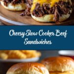 Slow Cooker Beef and Cheddar Sandwiches Recipe