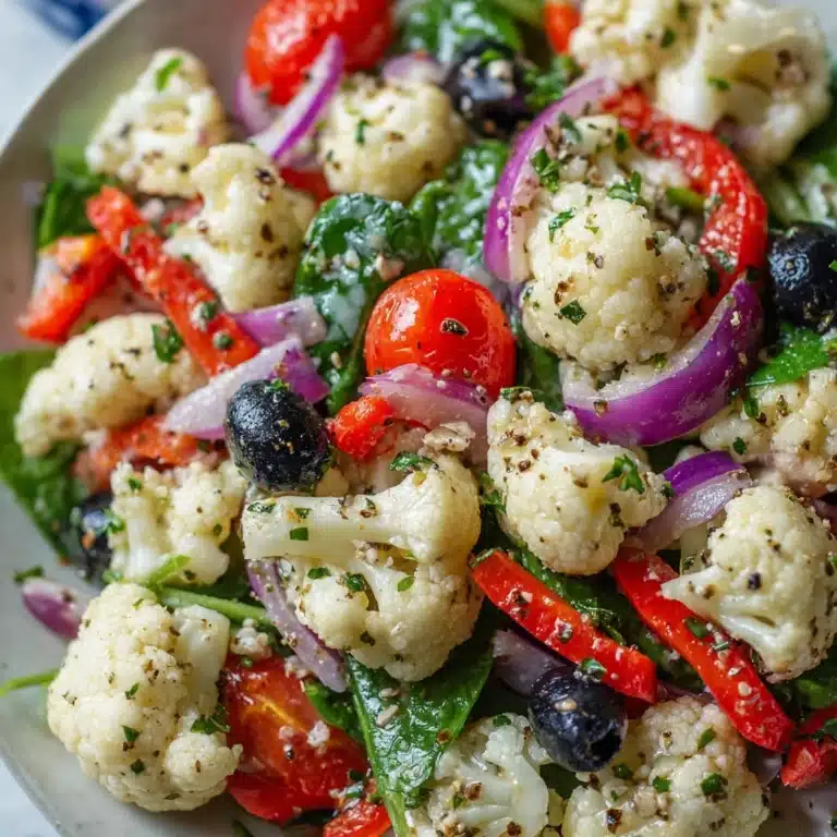 Sicilian Cauliflower Salad Recipe