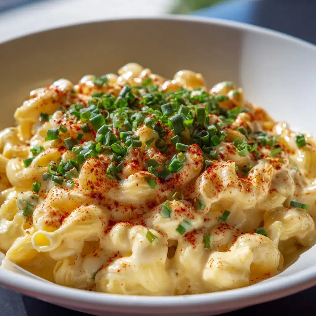 Deviled Egg Pasta Salad Recipe - Recipe Image