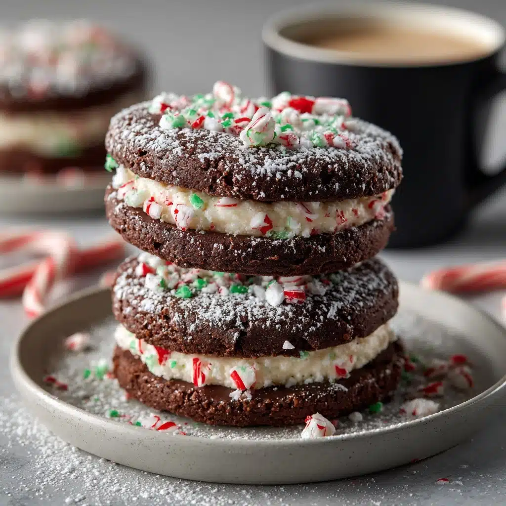 Peppermint Hot Chocolate Cookies Recipe - Recipe Image