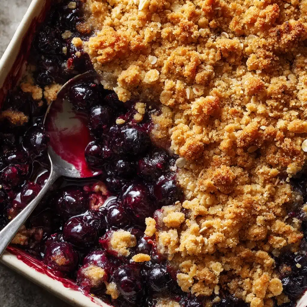 Blueberry Baked Oatmeal Crisp Recipe - Recipe Image