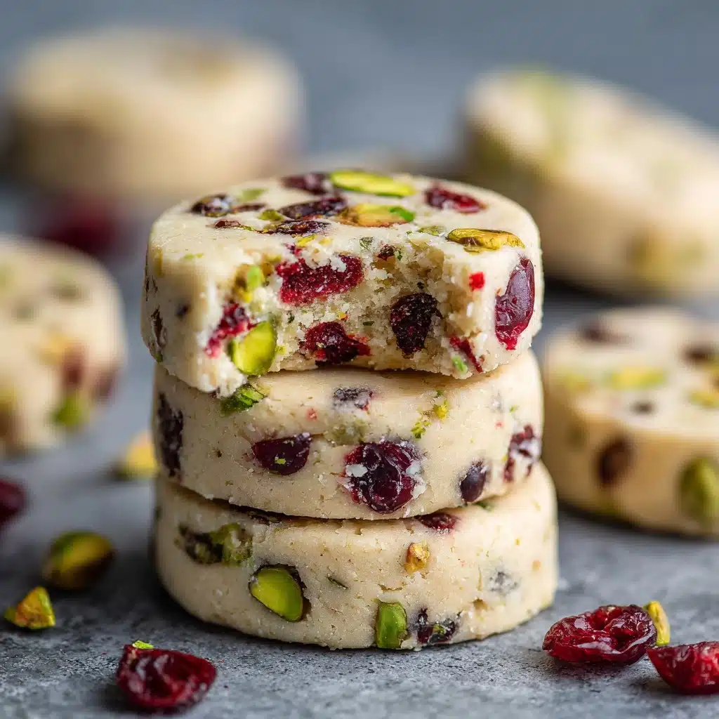 Cranberry Pistachio Shortbread Recipe - Recipe Image