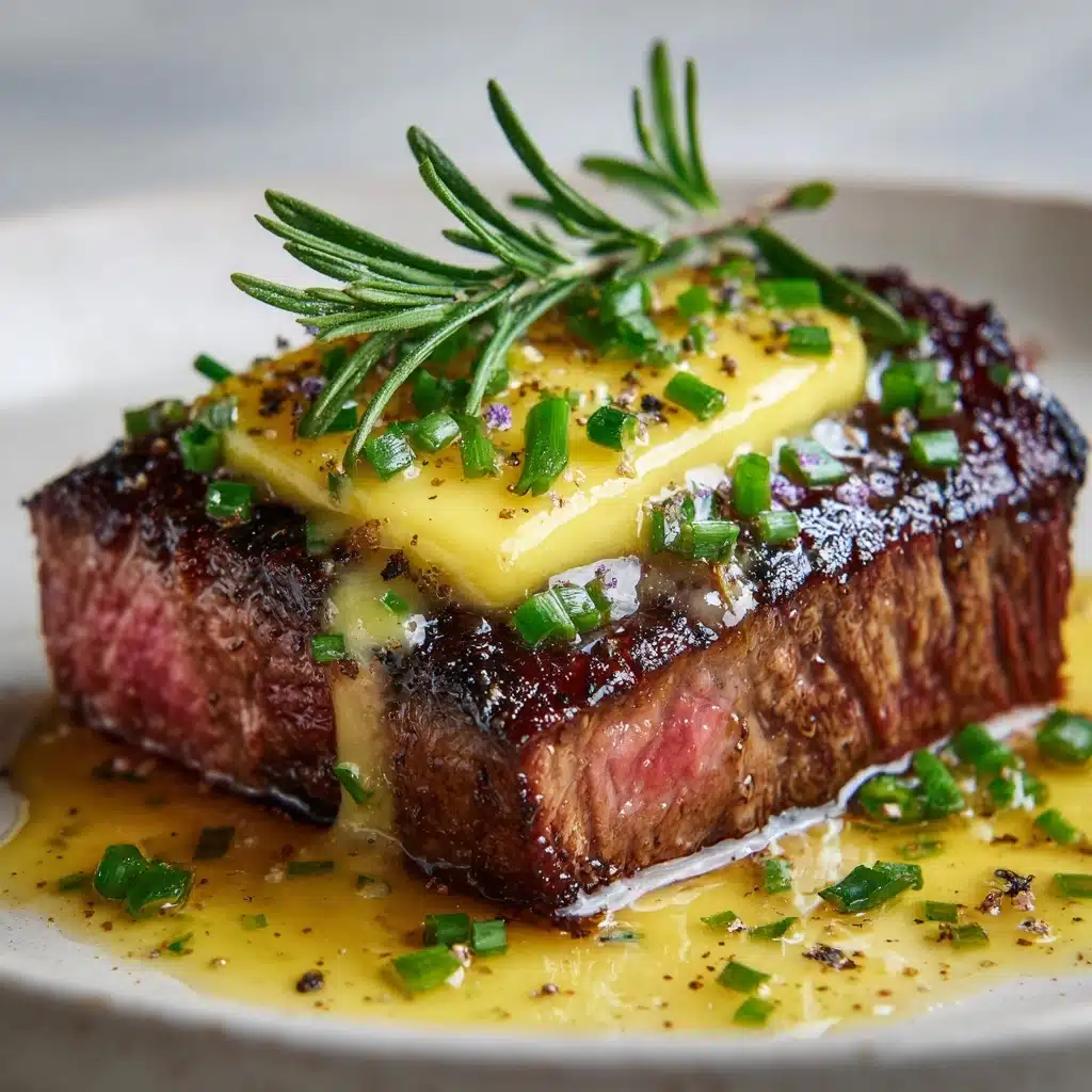 Pan-Seared Steak with Garlic Butter Recipe - Recipe Image