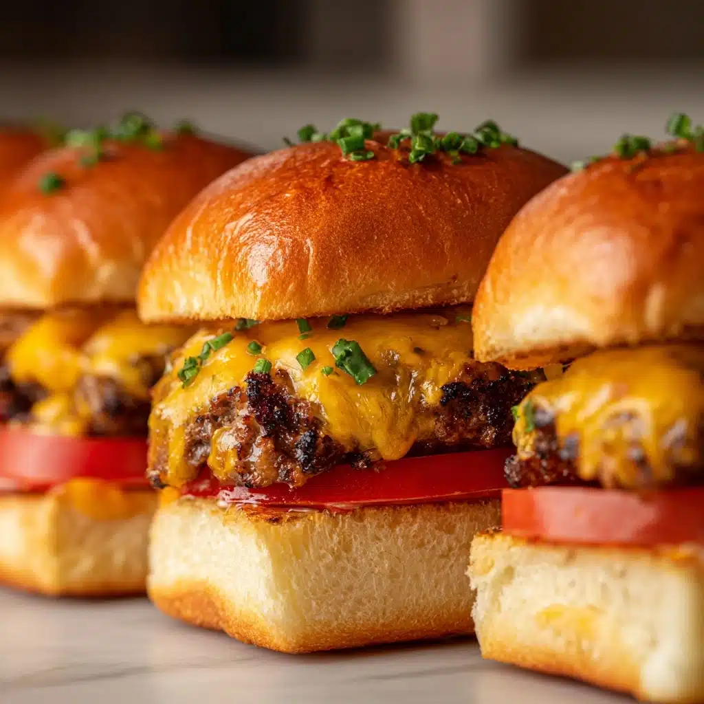 Pull-Apart Cheeseburger Sliders Recipe - Recipe Image