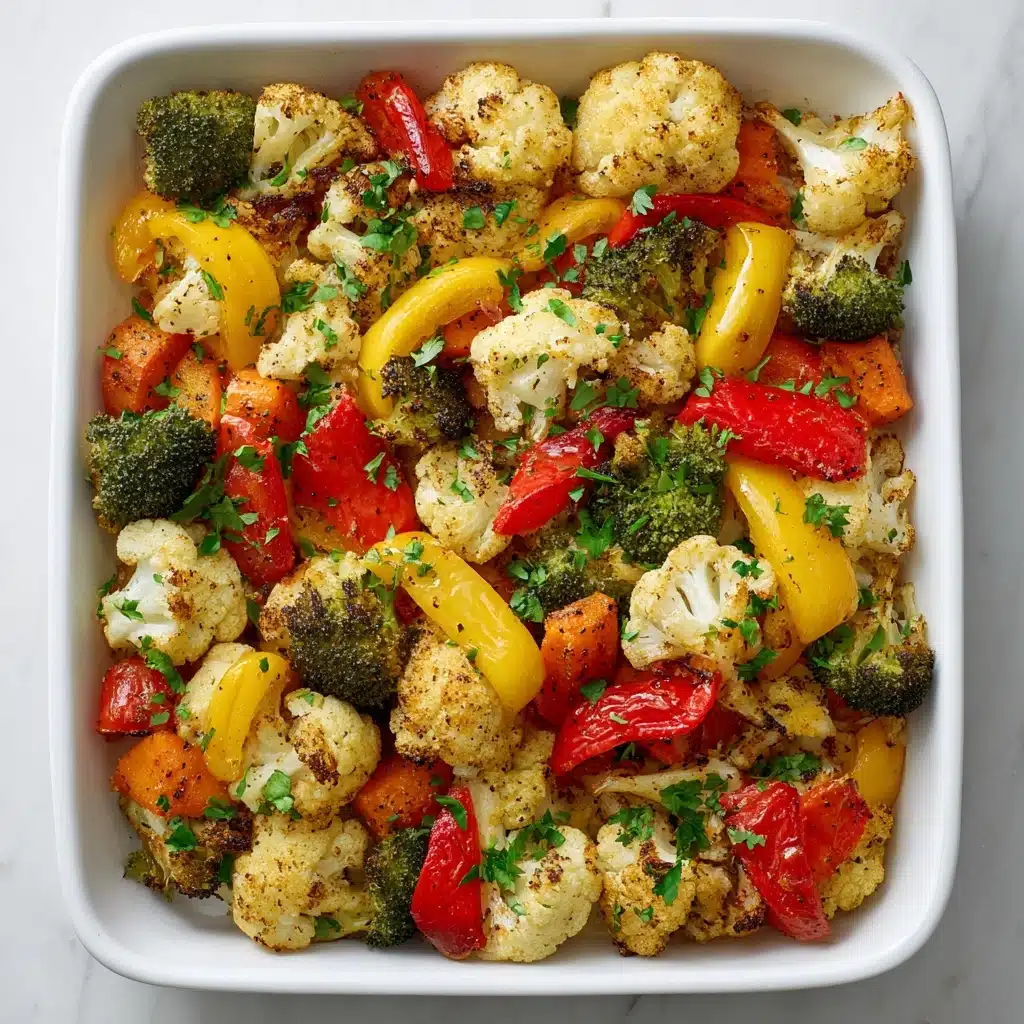 Garlic Roasted Vegetables Recipe - Recipe Image