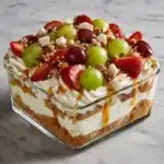 Caramel Crunch Cheesecake Fruit Salad Recipe
