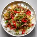 Gyudon (Japanese Beef Rice Bowl) Recipe