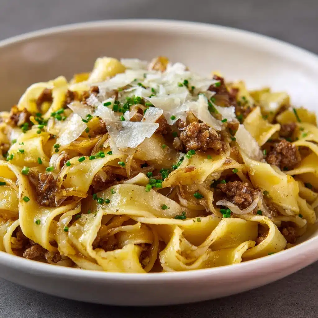 French Onion Beef and Noodles Recipe - Recipe Image