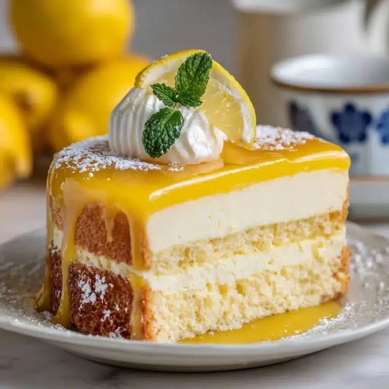 Easy Lemon Custard Cake Recipe
