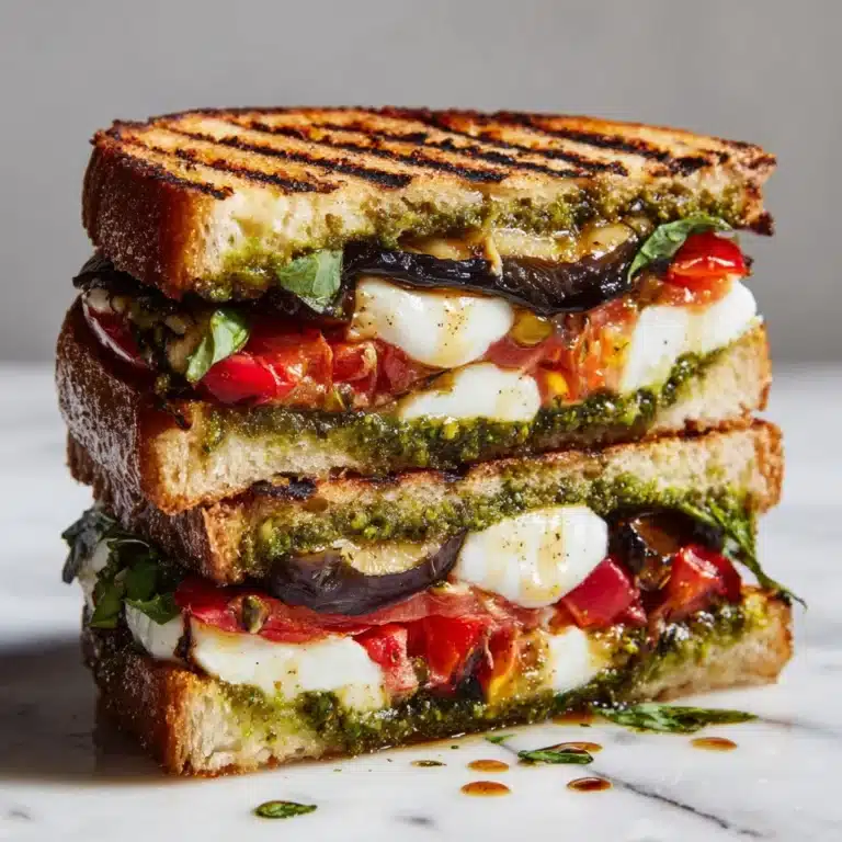 Balsamic Glazed Caprese Panini Supreme Recipe