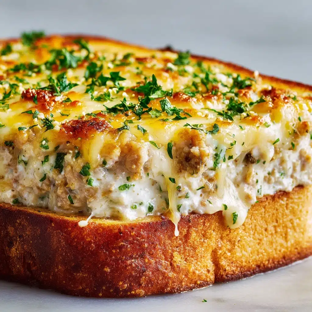 Crispy Cheesy Creamy Tuna Melt Recipe - Recipe Image