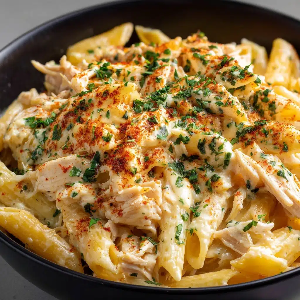 Buffalo Chicken Alfredo Penne Recipe - Recipe Image