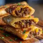 Cheeseburger Egg Rolls Recipe