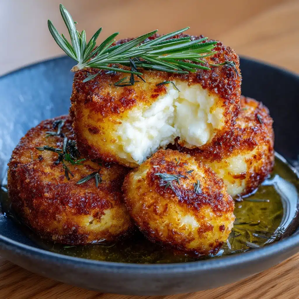 Fried Goat Cheese Balls with Spicy Sage Honey Recipe