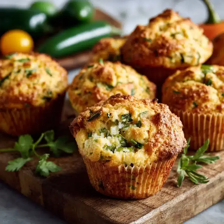 Jalapeño Cornbread Muffins with Cream Cheese Filling Recipe