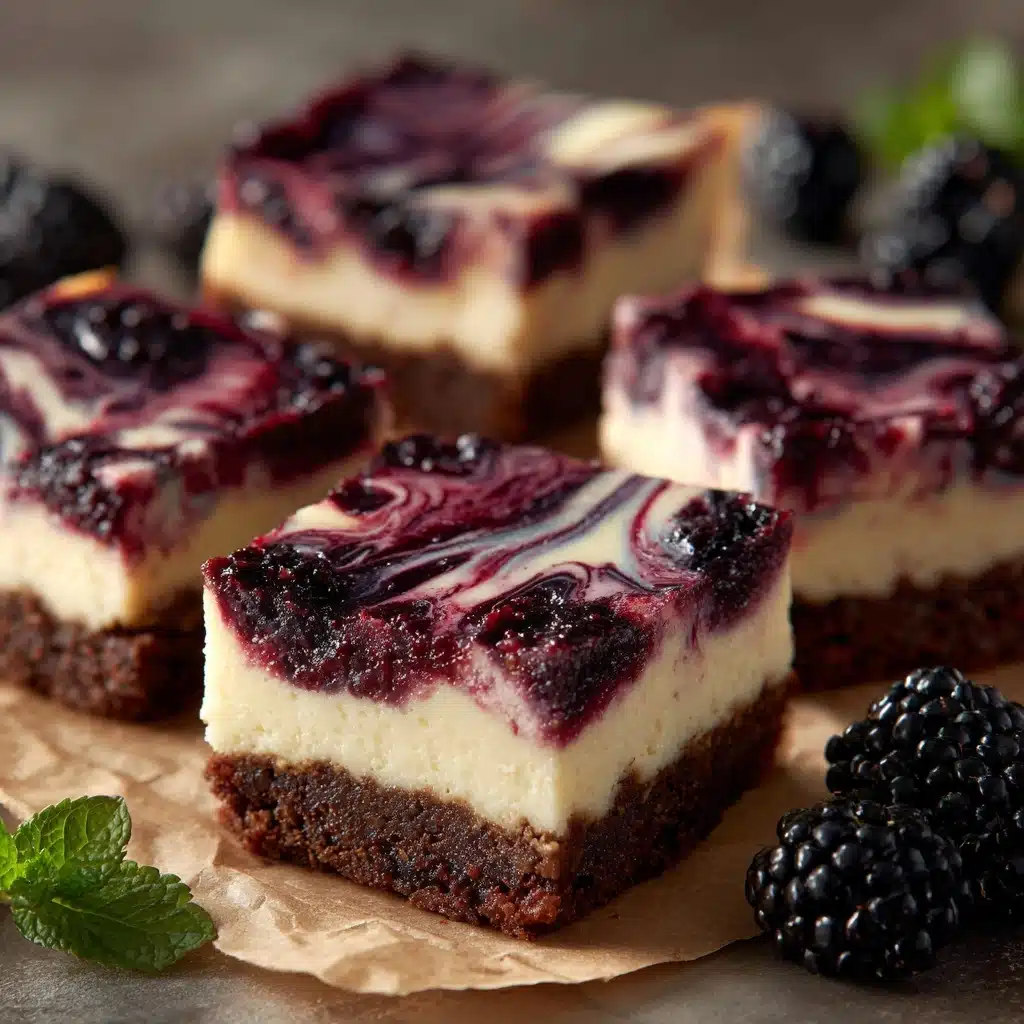 Blackberry Cheesecake Brownies Recipe - Recipe Image