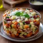 Homemade Minestrone Soup {Slow Cooker} Recipe