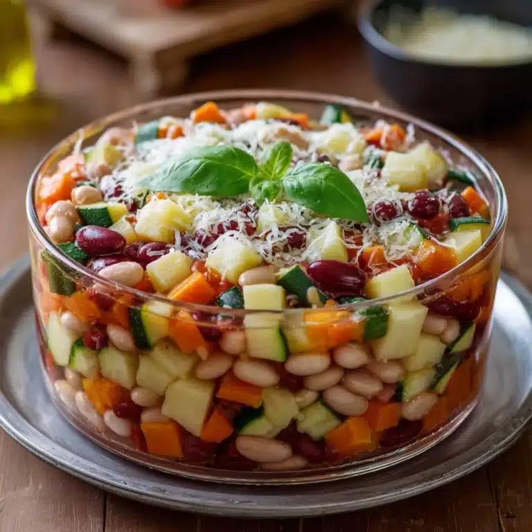 Homemade Minestrone Soup {Slow Cooker} Recipe