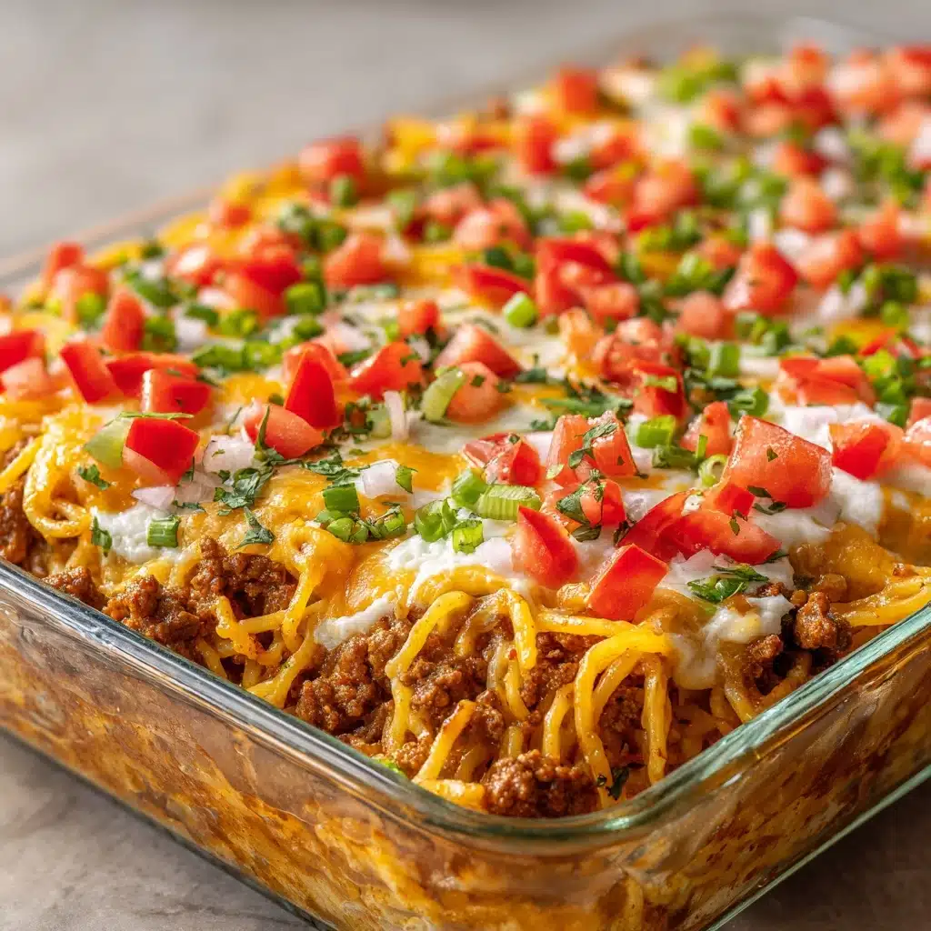Taco Spaghetti Casserole Recipe