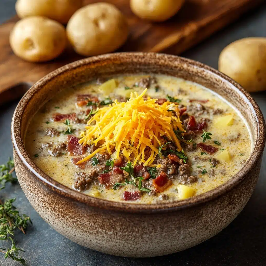Easy Cheeseburger Soup: The Ultimate Comfort Food Recipe - Recipe Image