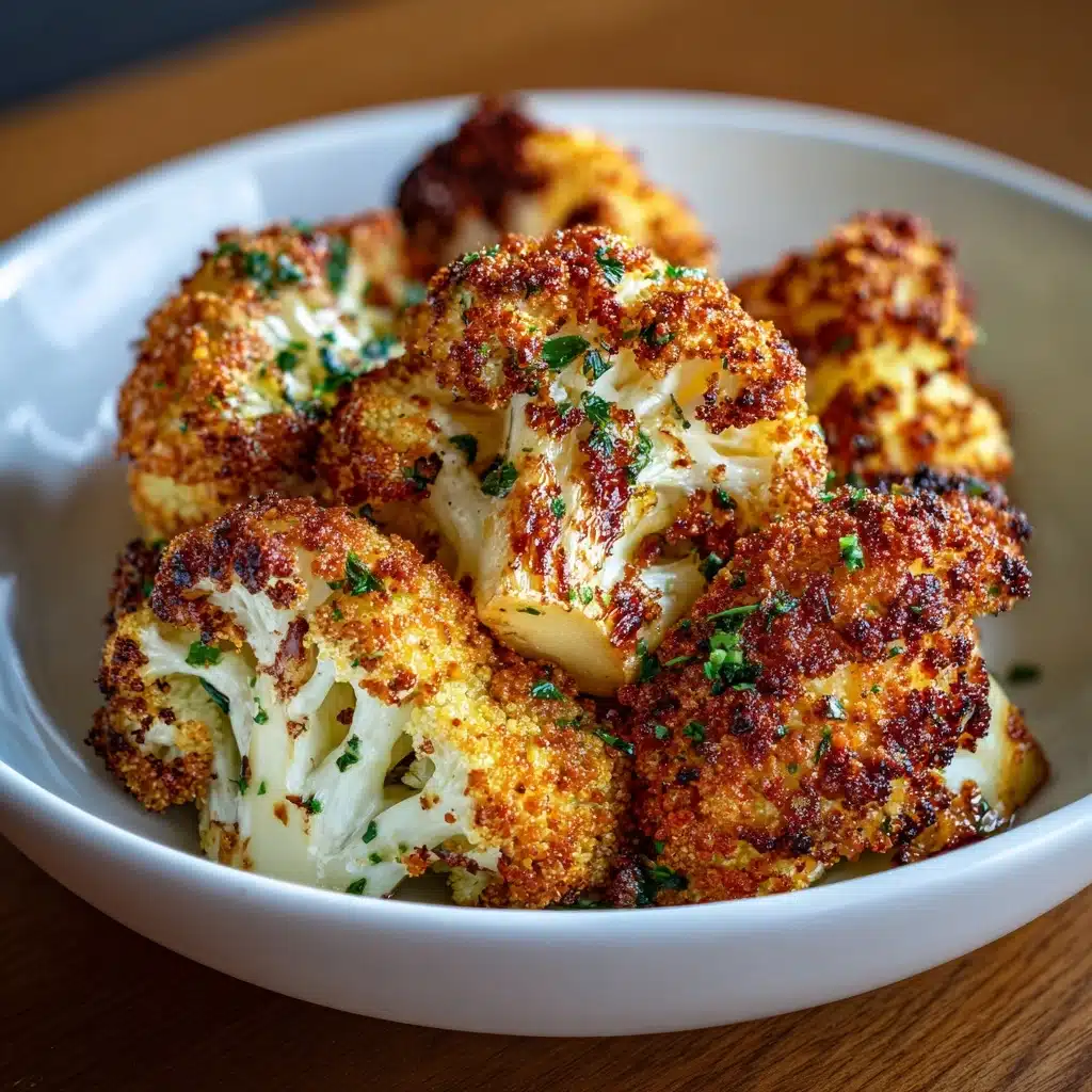 Roasted Parmesan Cauliflower Bites Recipe - Recipe Image