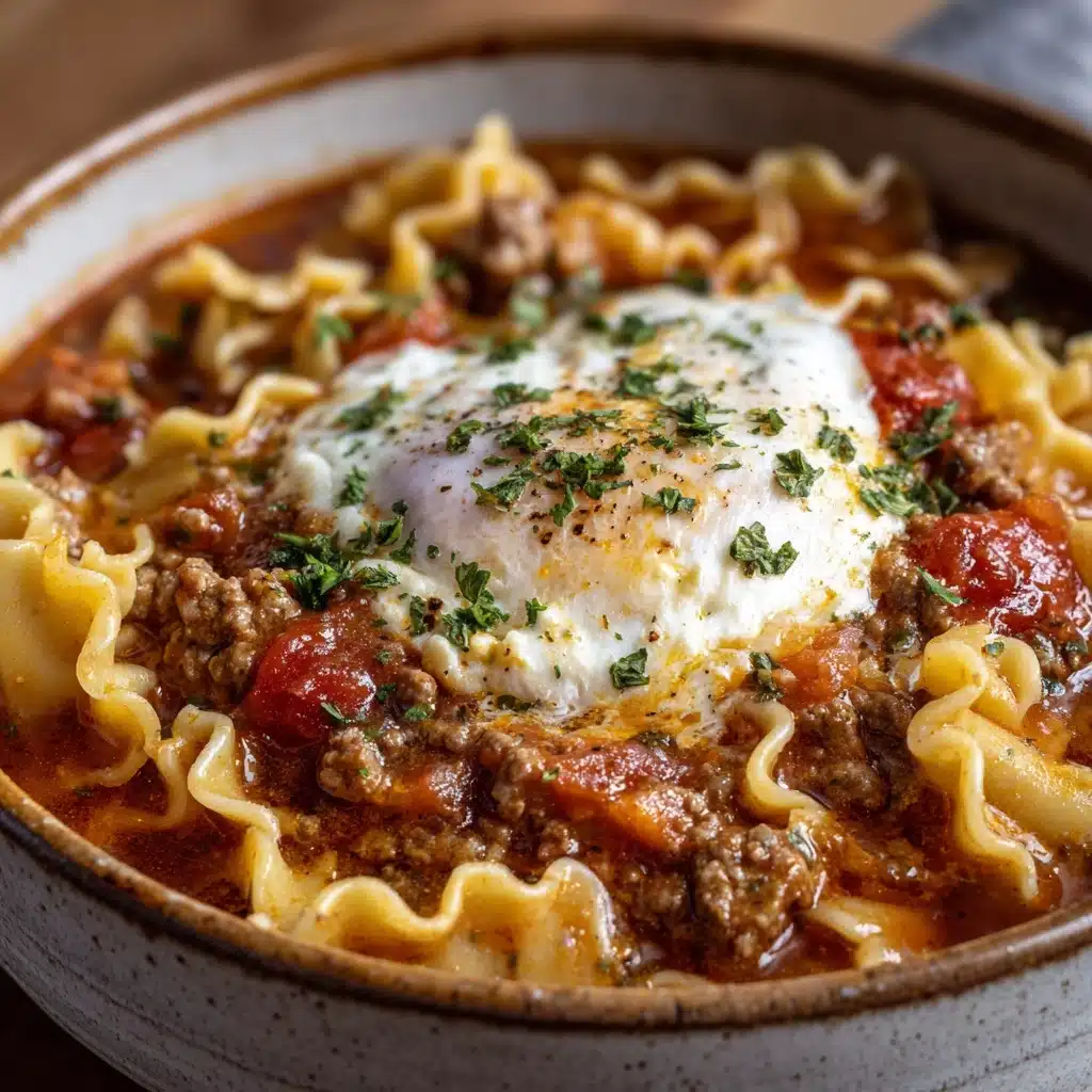Slow Cooker Lasagna Soup Recipe - Recipe Image
